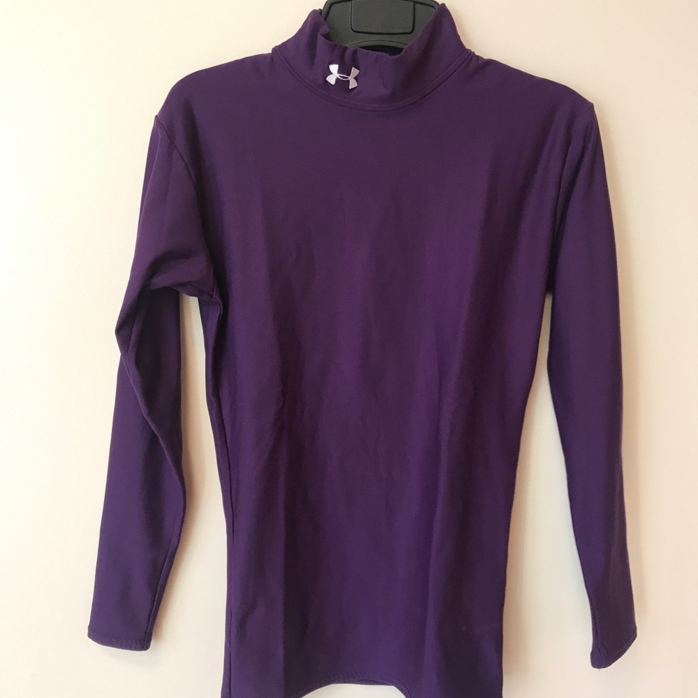 Under Armour Women's Fitted ColdGear Mockneck Top